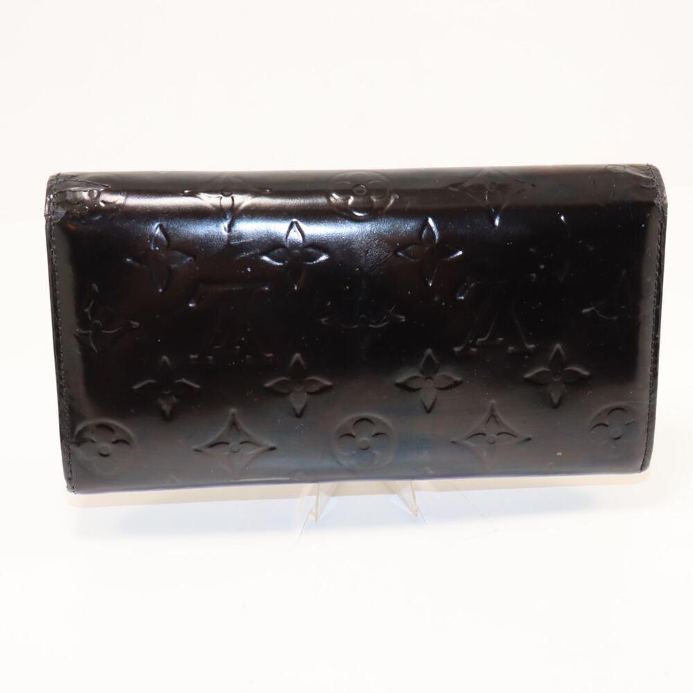 Louis‎ Vuitton Vernis Sarah Wallet Dyed Black TH4069 - Picture 2 of 8